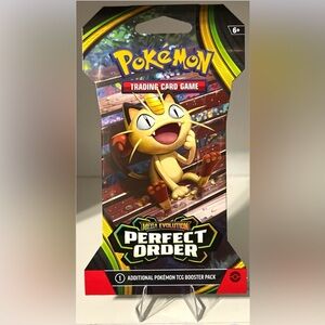 Pokémon TCG: Mega Evolution Perfect Order - MEOWTH Print - 1 TCG Booster Pack